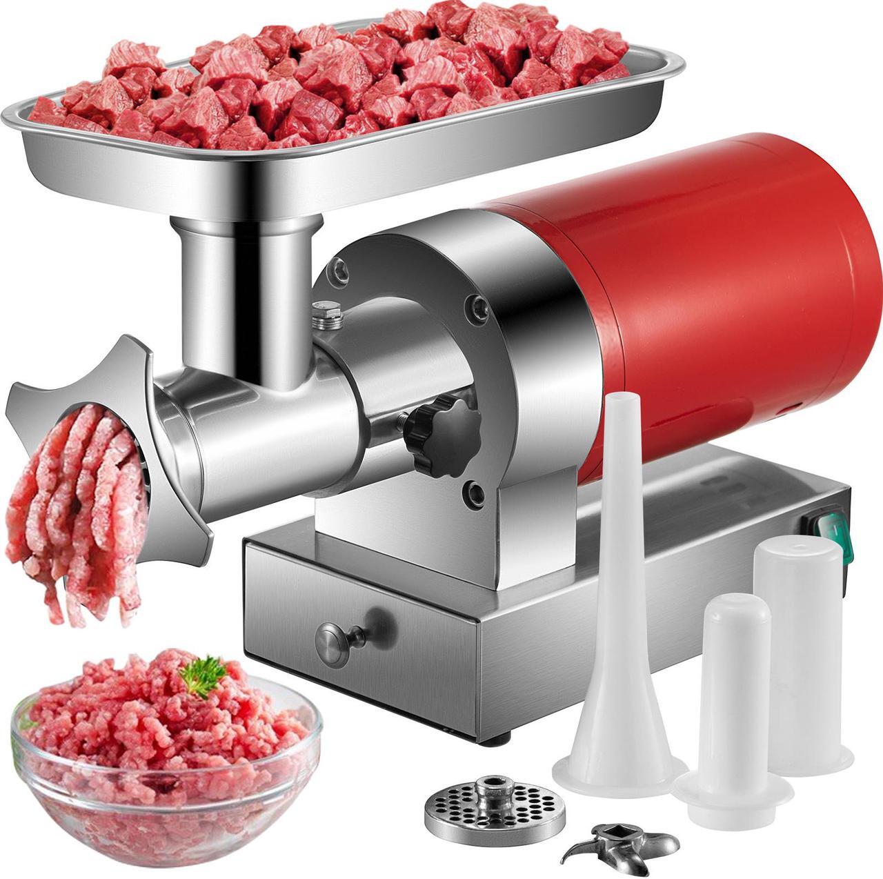 Main image of VEVOR Electric Meat Grinder Meat Mincer 661Lbs/H Sausage Maker 1.5HP Red Drawer