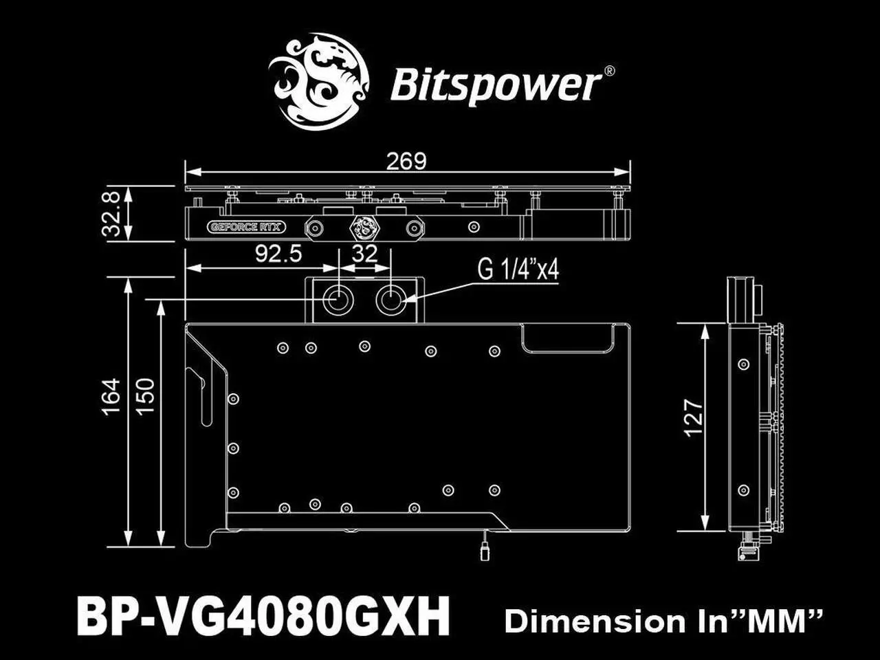 Alt view image 5 of 5 - Bitspower Nebula VGA Water Block For GALAX GeForce RTX 4080 HOF