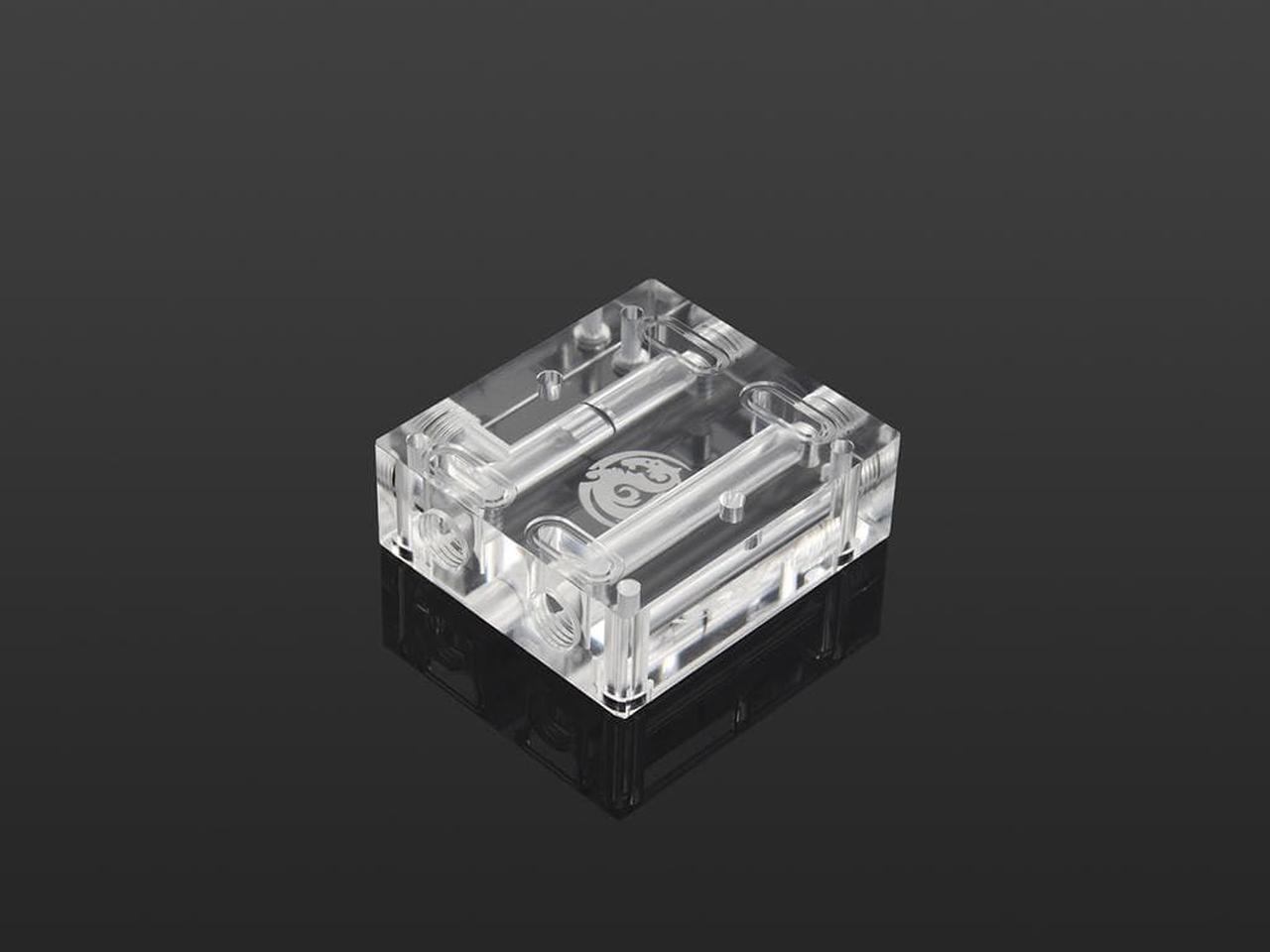 Alt view image 10 of 11 - Bitspower GPU Waterblock Bridge for 2 Cards Between Slot 1 and 4, Clear