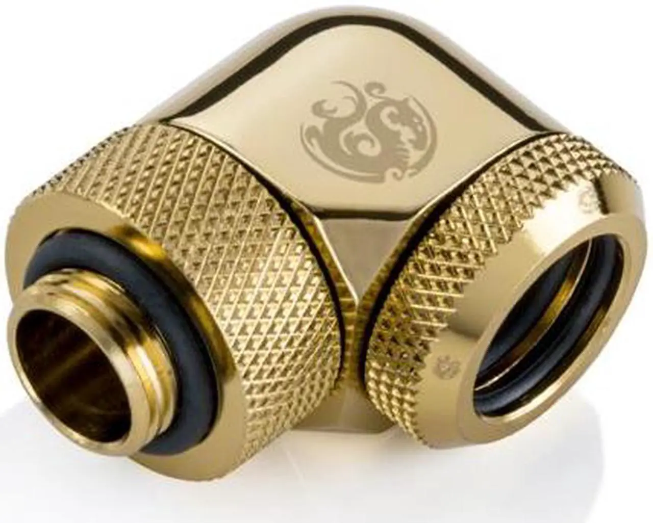 Main image of Bitspower True Brass Enhance Rotary G1/4" 90-Degree Multi-Link Adapter For OD 14MM