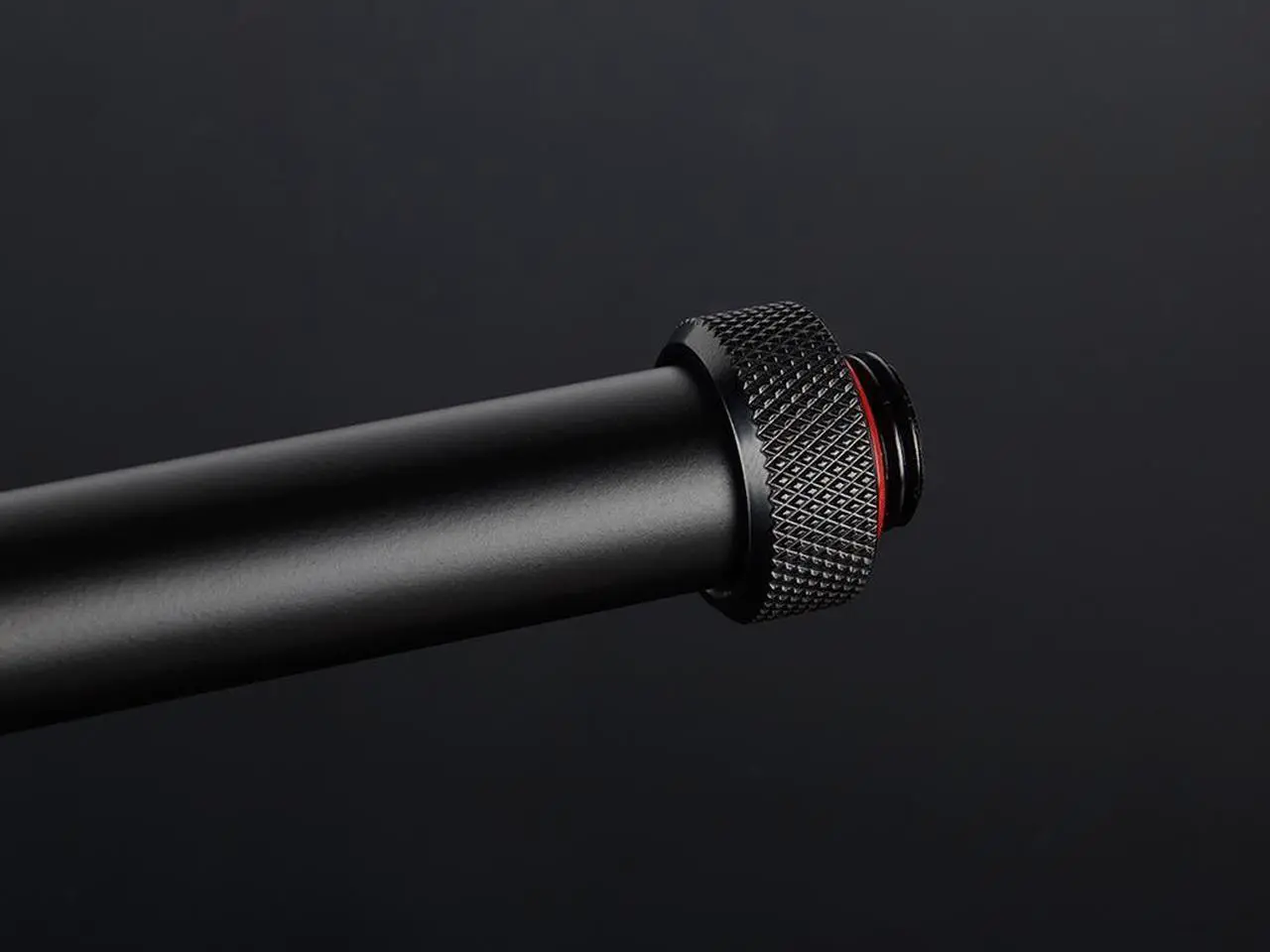 Alt view image 2 of 2 - Bitspower None Chamfer Brass Hard Tubing OD16MM  Carbon Black - Length 500 MM (4 PCS)