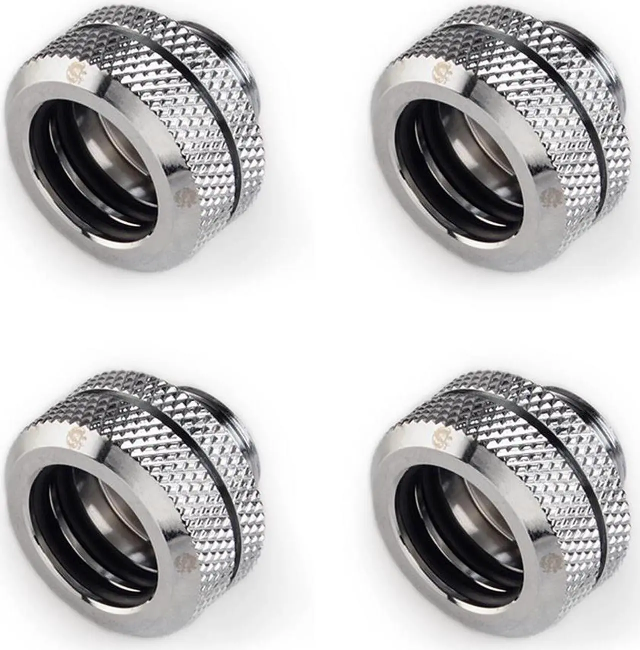 Main image of Bitspower G1/4" Silver Shining Enhance Multi-Link For OD 14MM Hard Tubing (4PCS/pack)
