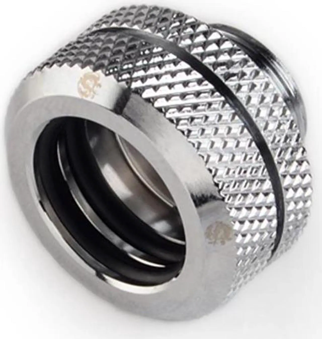 Alt view image 2 of 3 - Bitspower G1/4" Silver Shining Enhance Multi-Link For OD 14MM Hard Tubing (4PCS/pack)