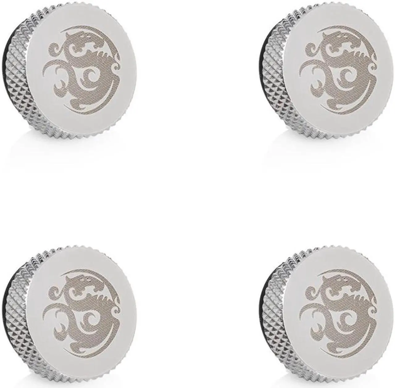 Main image of Bitspower G1/4" Silver Shining Stop Fitting (4PCS)