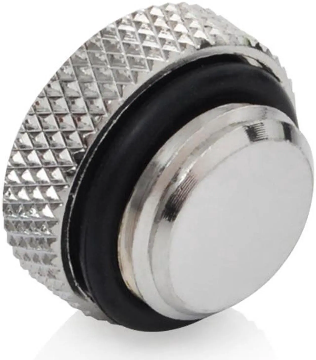 Alt view image 3 of 3 - Bitspower G1/4" Silver Shining Stop Fitting (4PCS)