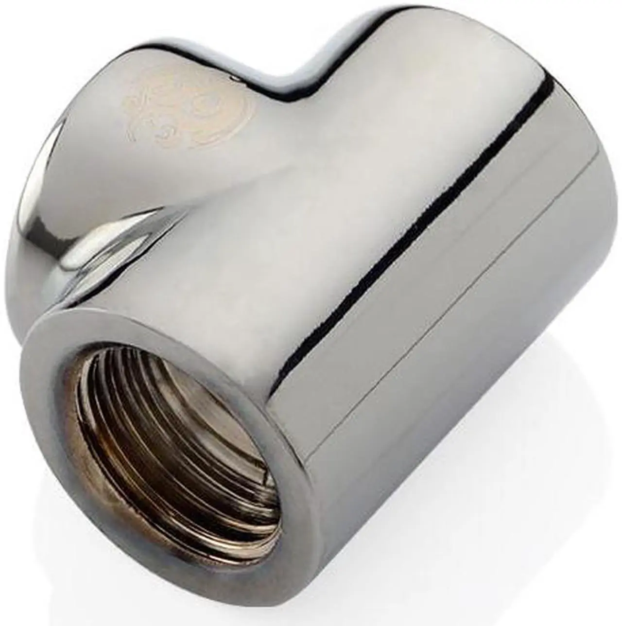Alt view image 2 of 3 - Bitspower Black Sparkle T-Block With Triple IG1/4" (2PCS)