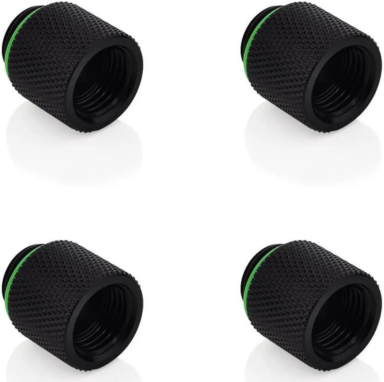 Main image of Bitspower G1/4" Matt Black IG1/4" Extender-15MM (4PCS)