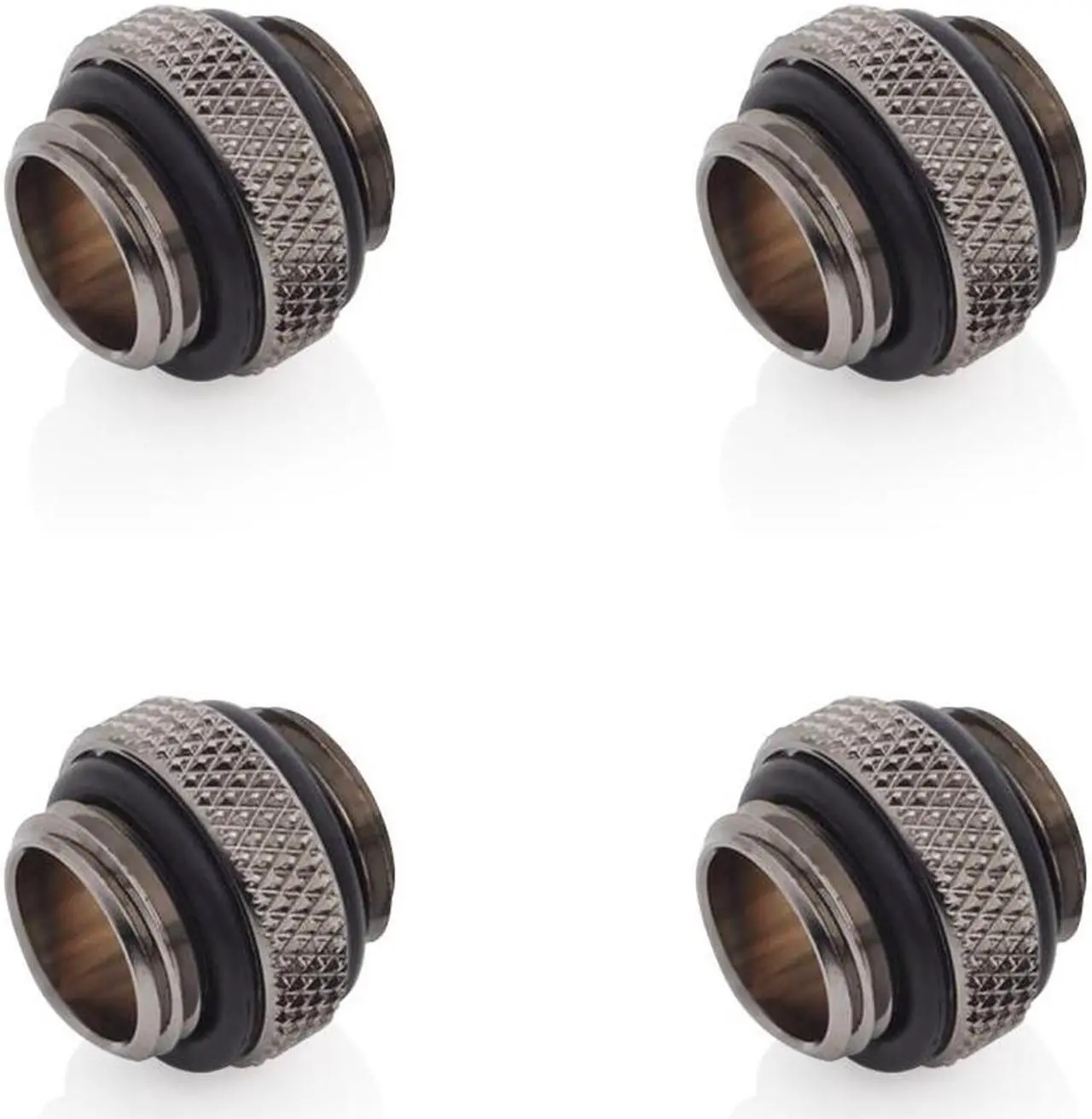 Main image of Bitspower G1/4" Black Sparkle Mini Dual G1/4" Extender (4PCS)