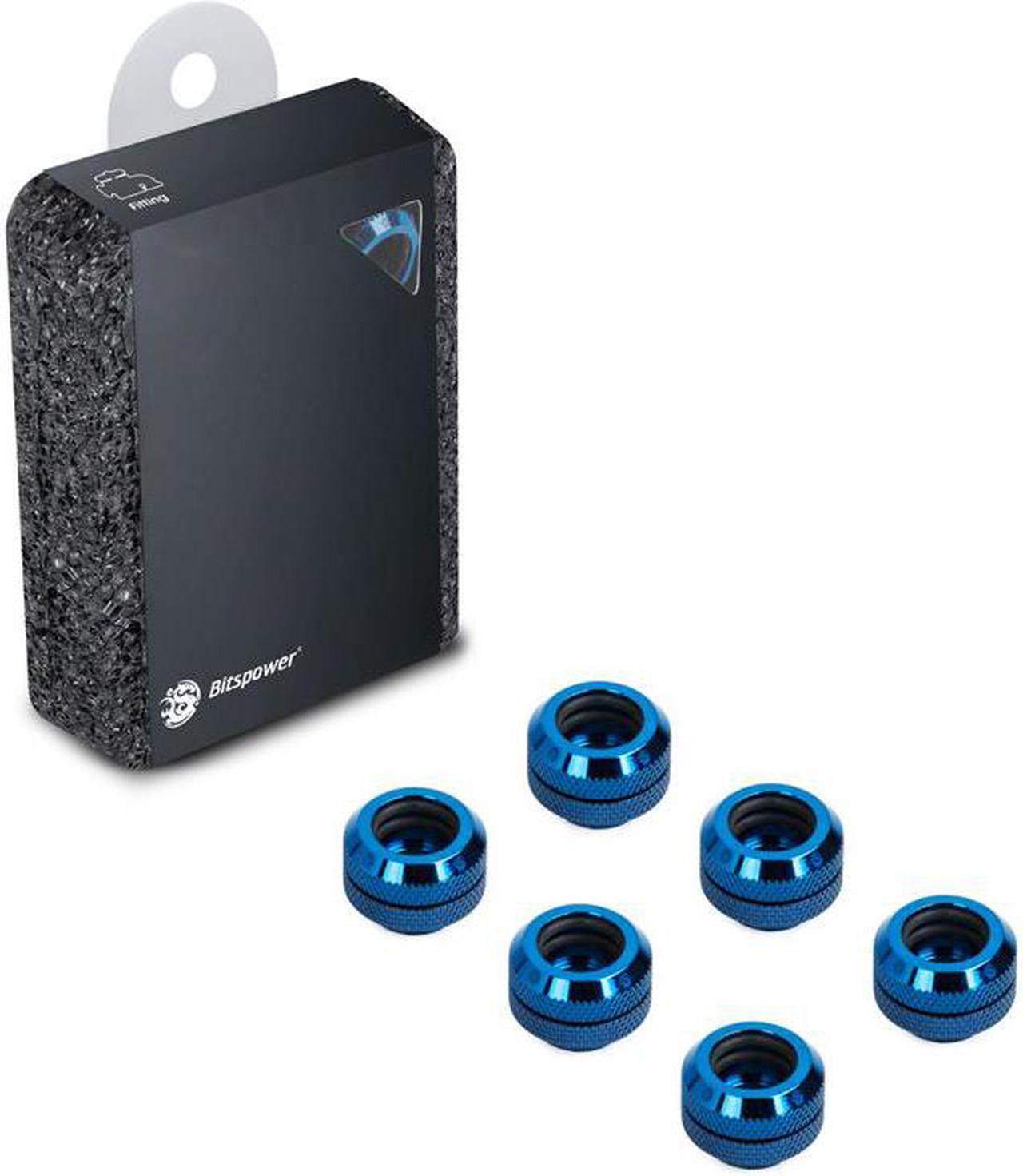 Main image of Bitspower G1/4" Royal Blue Enhance Multi-Link for OD 12MM (6PCS)