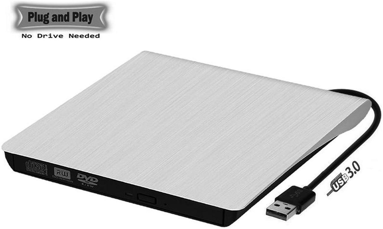 Corn USB 3.0 DVD-RW DVD-ROM CD-RW Read Writer Burner External Drive for PC Laptop