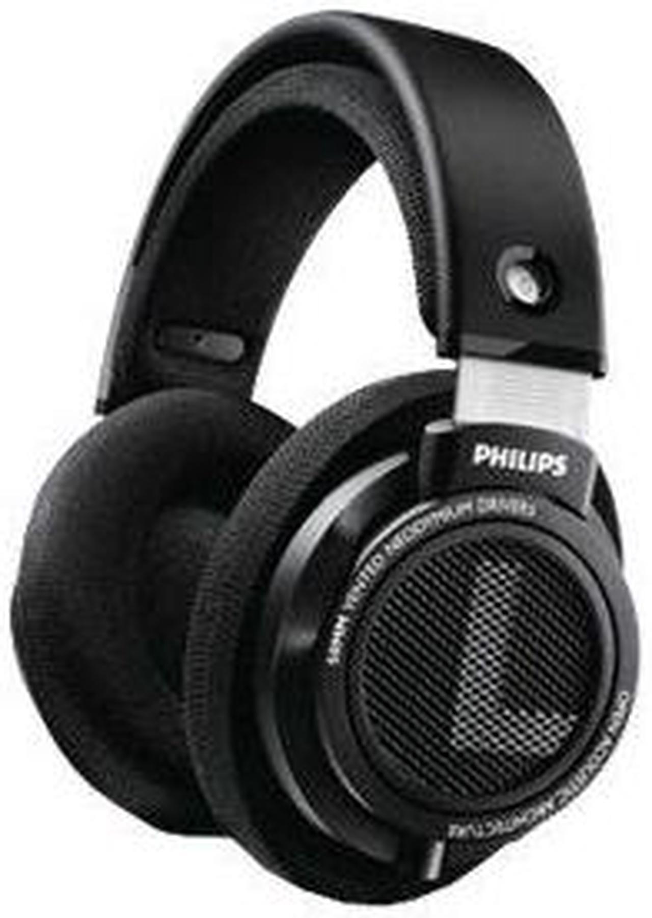 Alt view image 5 of 5 - Philips Audio Philips SHP9500 HiFi Precision Stereo Over-Ear Headphones (Black)