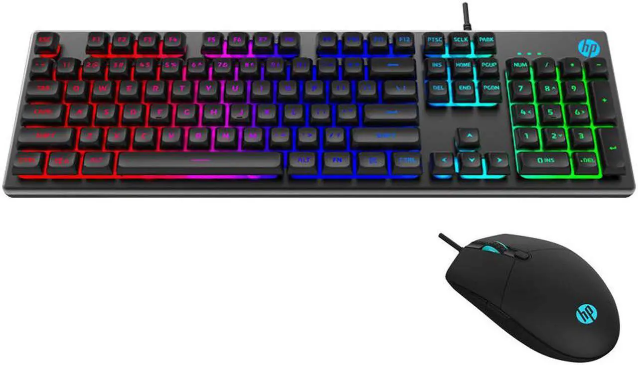 Alt view image 3 of 5 - HP Gaming Keyboard and Mouse KM300F