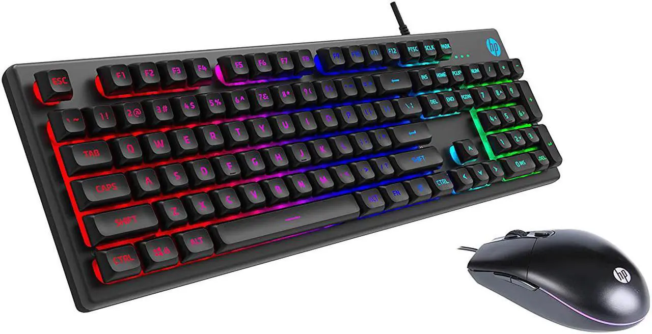 Alt view image 4 of 5 - HP Gaming Keyboard and Mouse KM300F