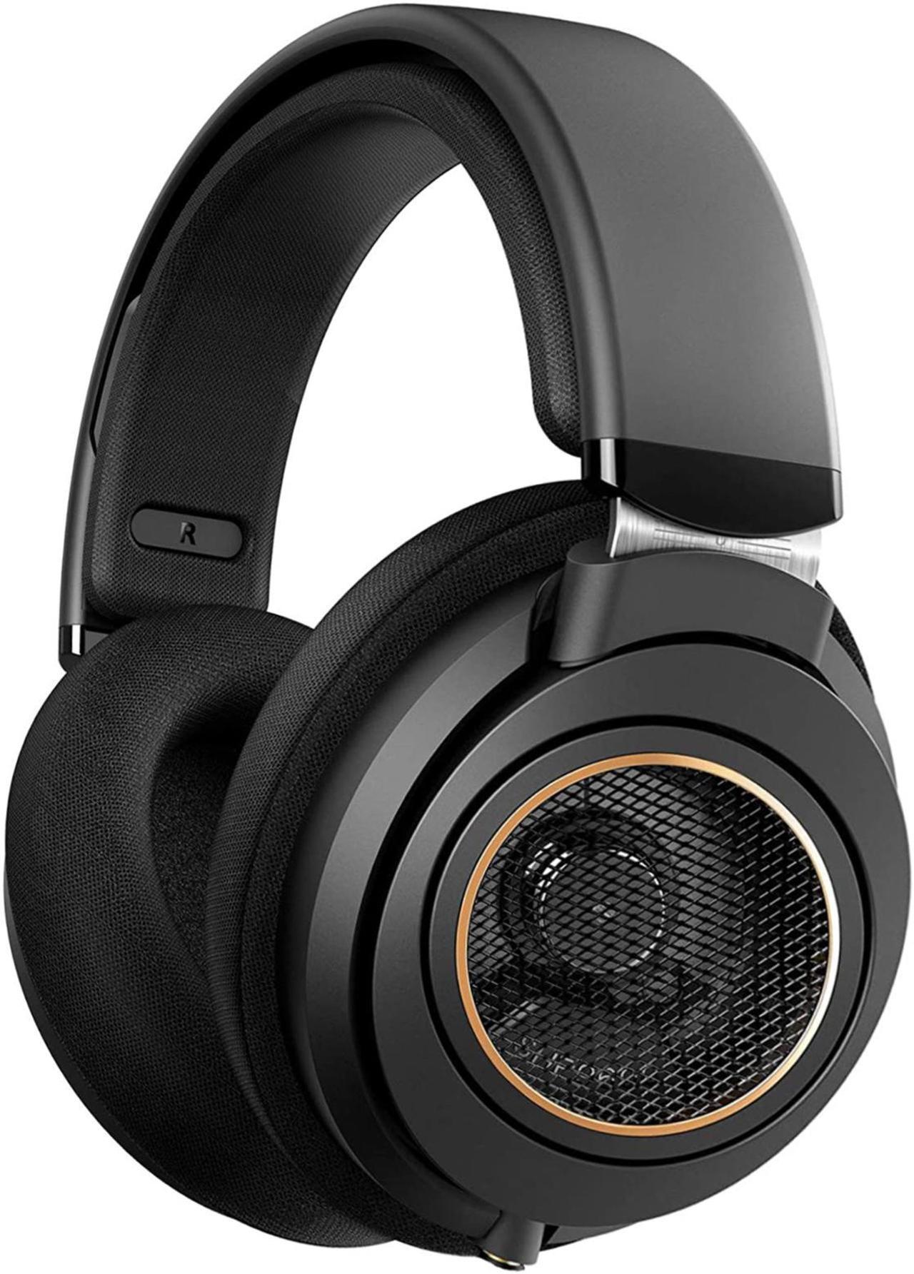 Alt view image 2 of 6 - Philips Wired, Over-Ear, Headphones, Comfort Fit, Open-Back 50 mm Neodymium Drivers (SHP9600/00) - Black