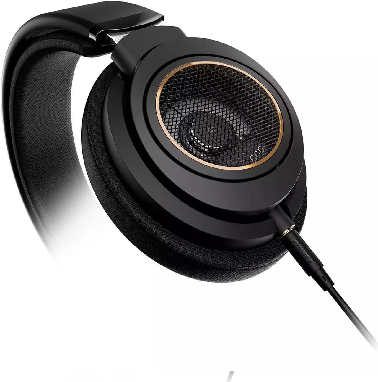 Alt view image 4 of 6 - Philips Wired, Over-Ear, Headphones, Comfort Fit, Open-Back 50 mm Neodymium Drivers (SHP9600/00) - Black