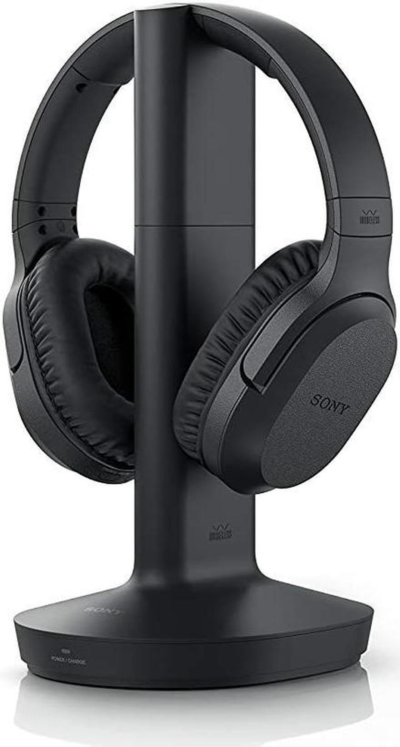 Alt view image 7 of 7 - Sony Wireless Headphones for TV Watching (WHRF400R) with Transmitter Dock (TMRRF400) – 6-ft 3.5mm Stereo + NeeGo RCA Plug Y-Adapter for TV