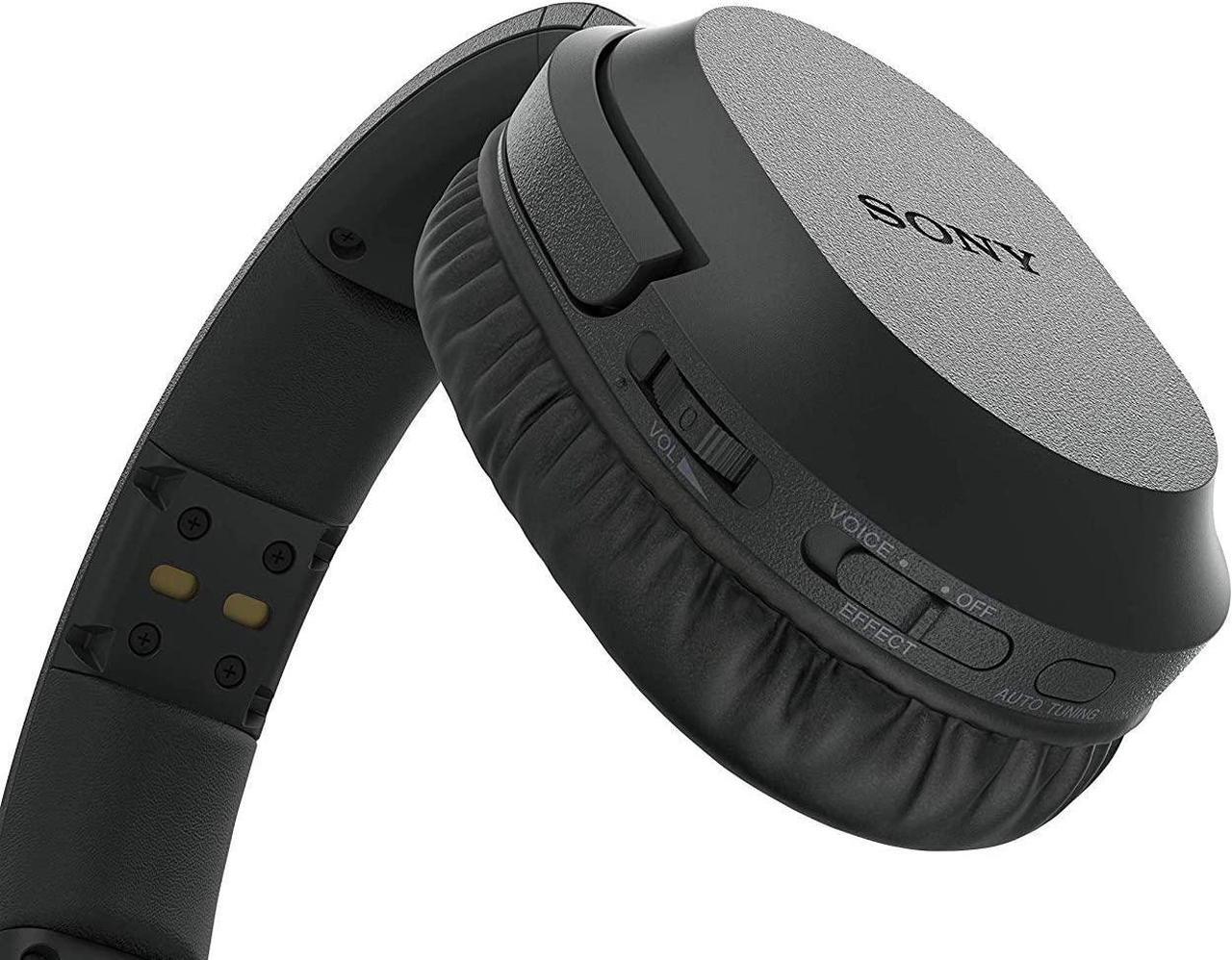 Alt view image 4 of 7 - Sony Wireless Headphones for TV Watching (WHRF400R) with Transmitter Dock (TMRRF400) – 6-ft 3.5mm Stereo + NeeGo RCA Plug Y-Adapter for TV