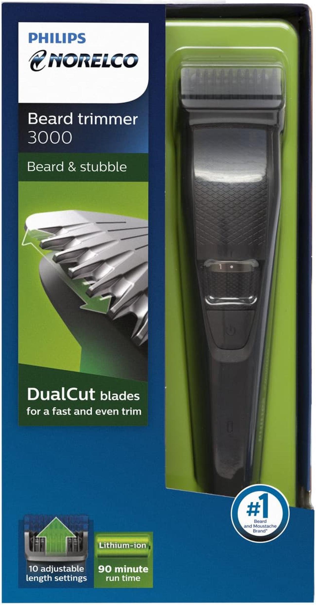 Alt view image 5 of 7 - Philips Norelco Beard & Stubble Trimmer Series 3000, BT320/4, Black