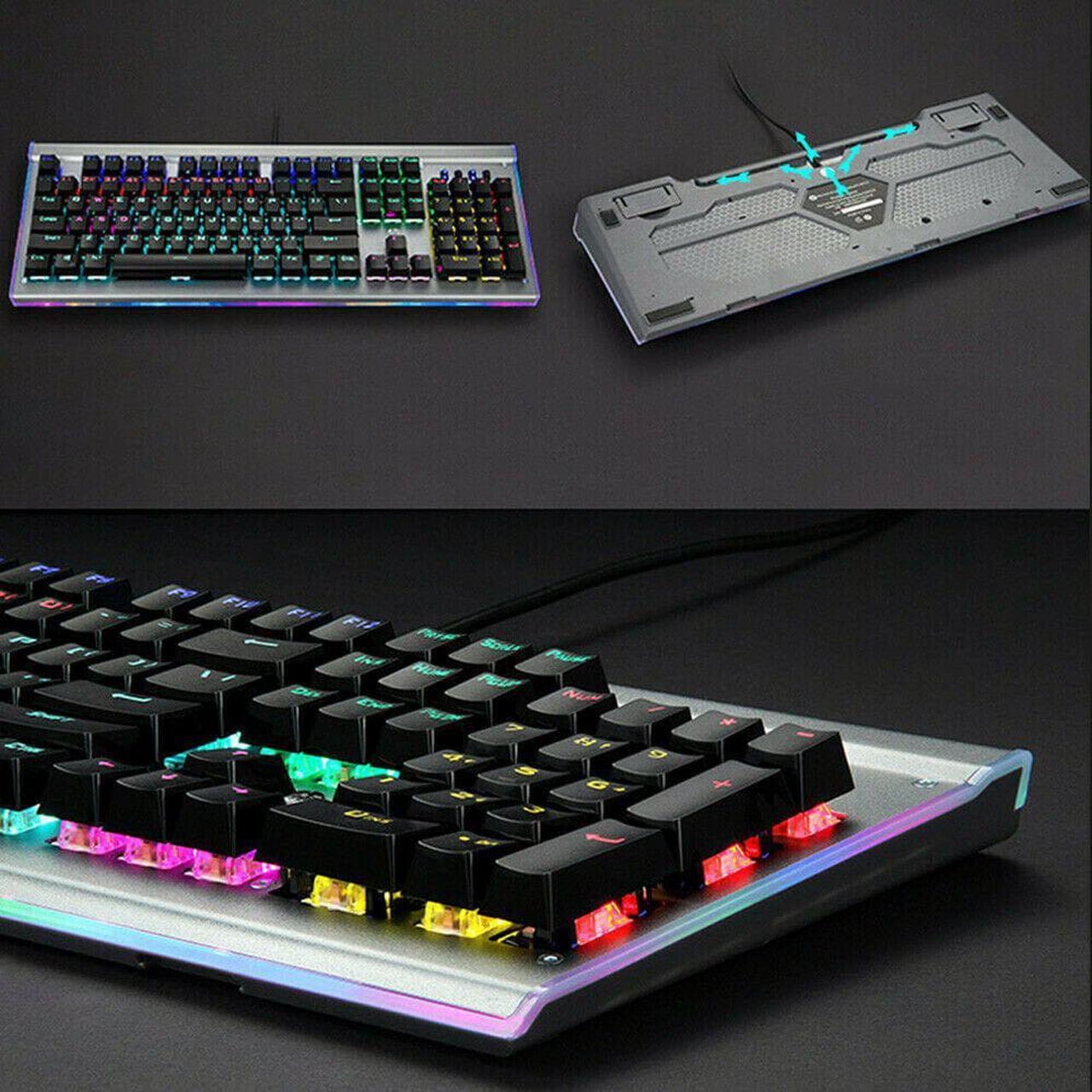 Alt view image 6 of 7 - HP GK520 Wired Mechanical Gaming Keyboard, Backlit