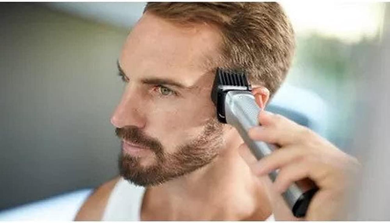 Alt view image 5 of 7 - Philips Norelco Stainless Steel Multigroom All-in-One Trimmer