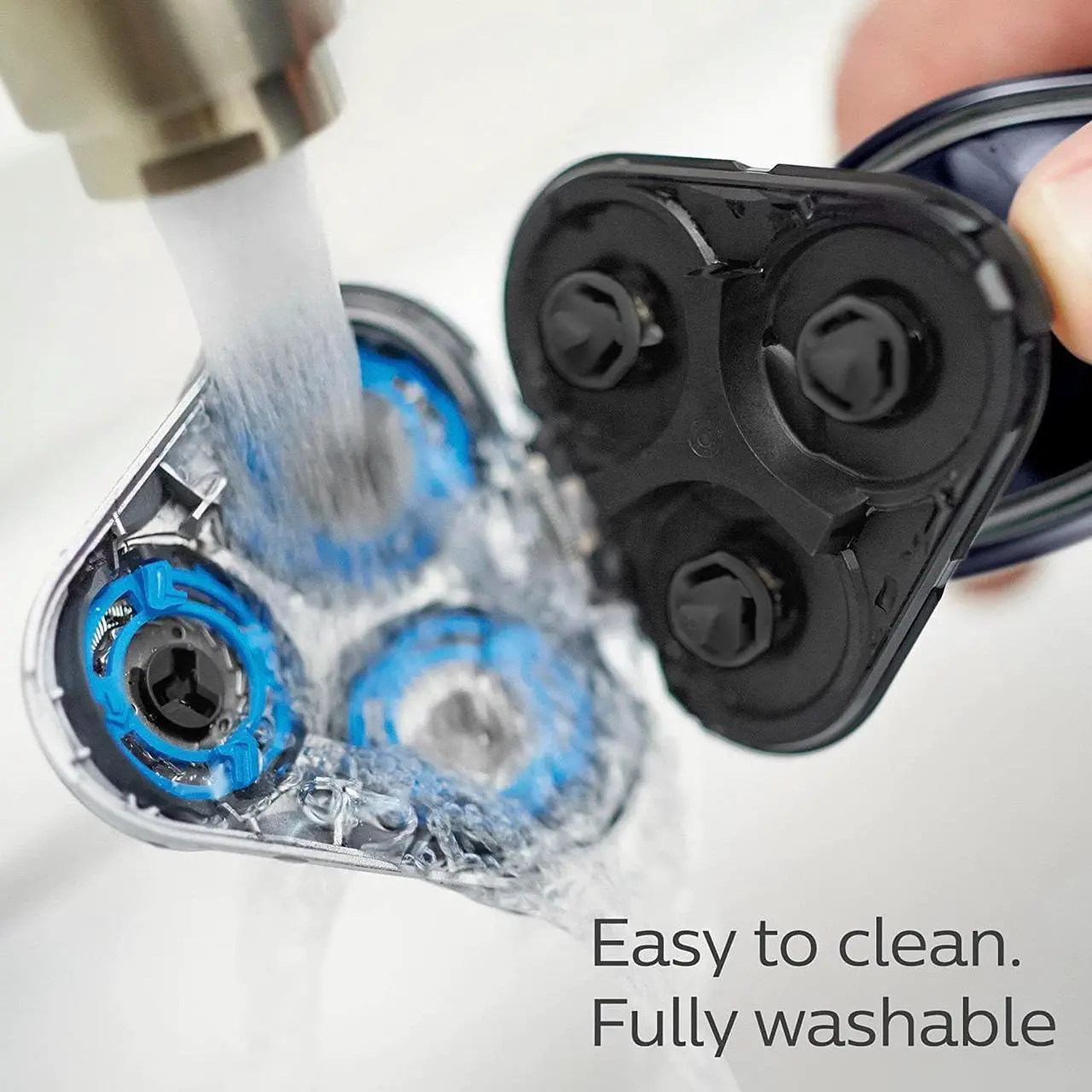 Alt view image 4 of 4 - Philips Norelco Shaver for Men Rechargeable Wet/Dry Mens Electric Shavers Electric Razor for Men- Modern Steel Metallic