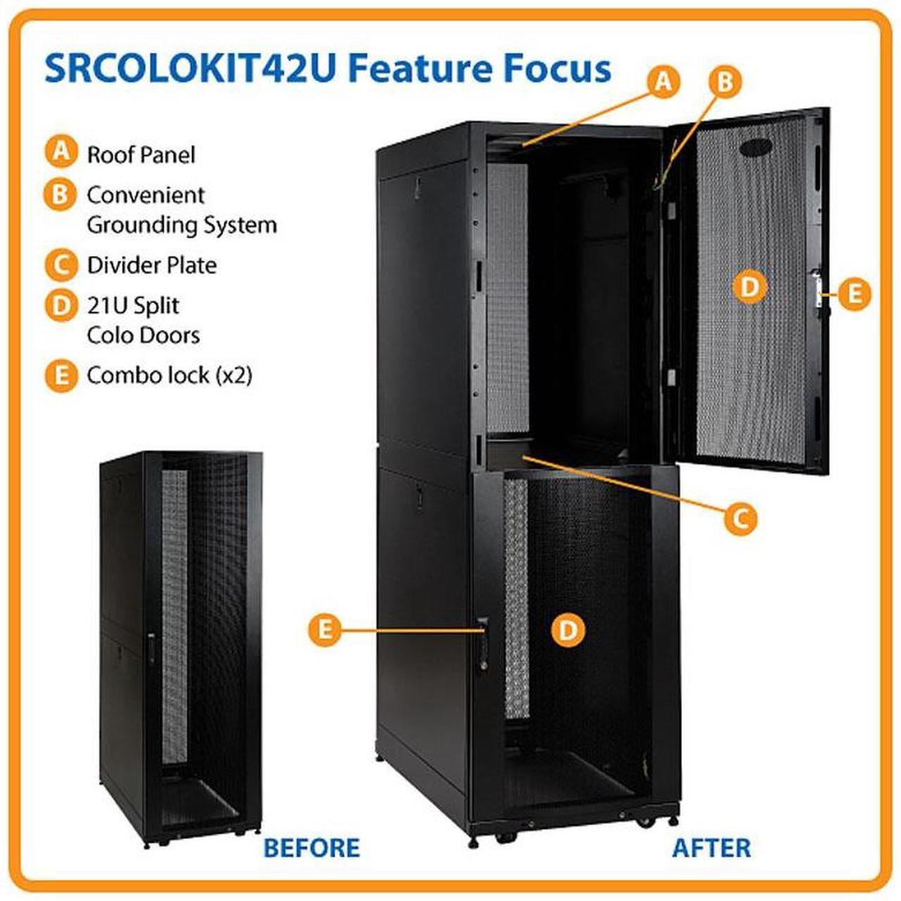 Main image of TRIPP LITE SRCOLOKIT42U Colocation Kit for 42U Rack Enclosures