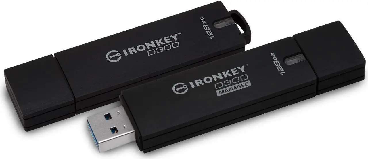 Alt view image 6 of 11 - Kingston IKD300M/128GB Ironkey D300 Managed - Usb Flash Drive - Encrypted - 128 Gb - Usb 3.0 - Fips 140-2 Level 3