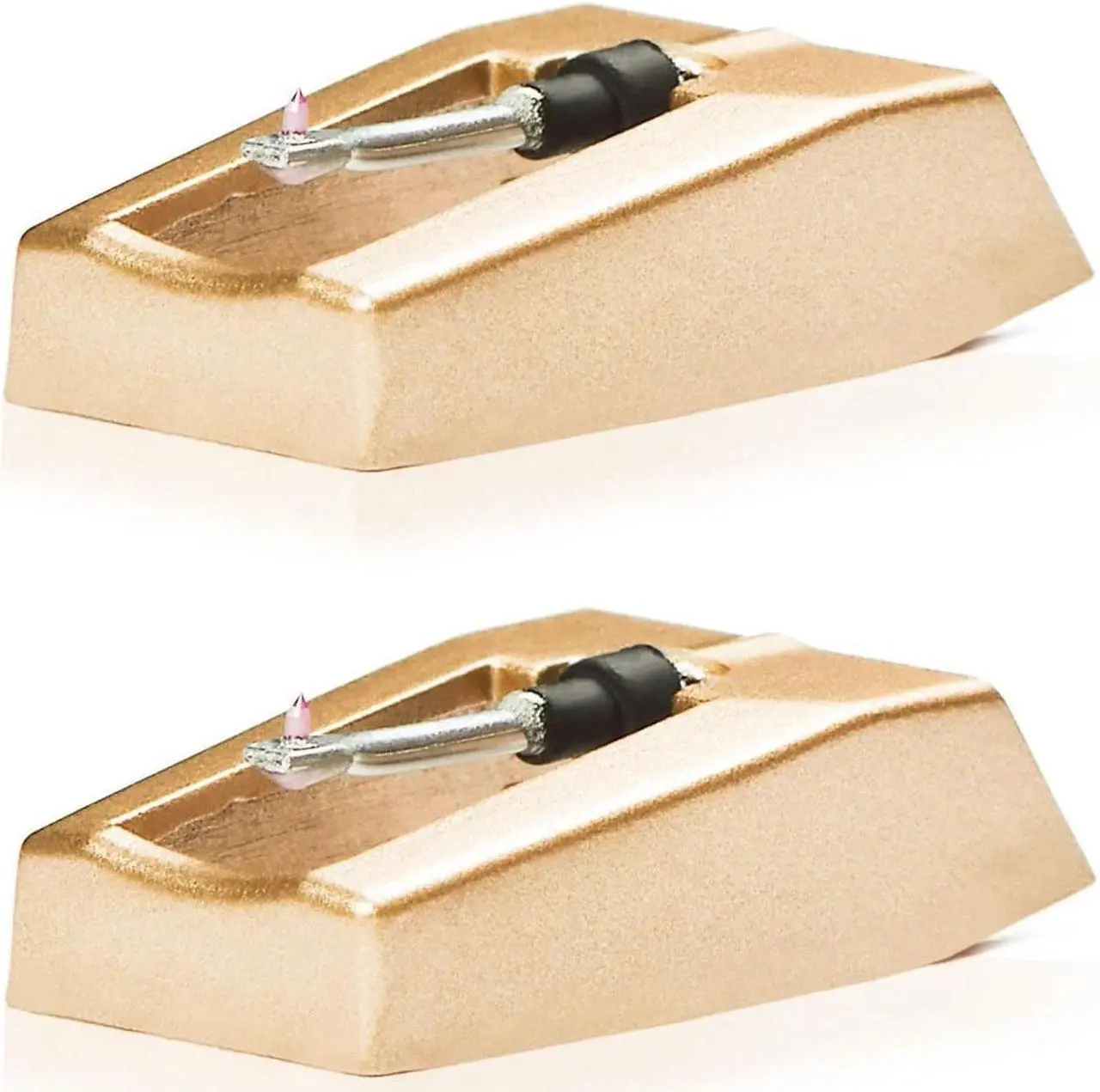 Main image of eXuby 2-Pack Record Player Needle Replacement w/Diamond Tip - Compatible with Crosley, Jensen, Pyle, Detrola & More - Superior Sound - Protect Your Vinyl - 3000Hrs of Playback