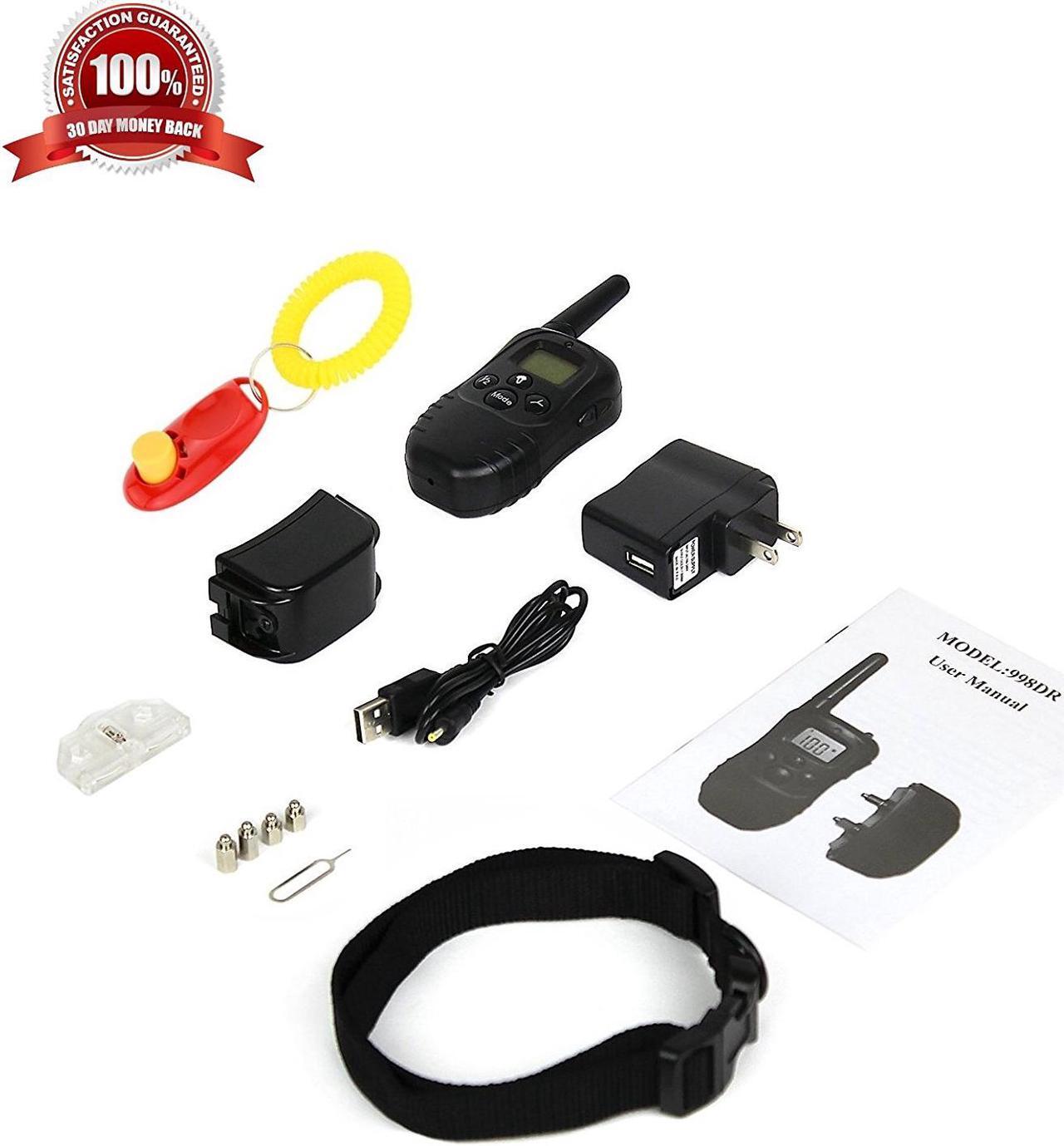 Alt view image 7 of 8 - Shock Collar for Small Dogs with Remote + FREE Dog Clicker Training – 3 Mode (sound, vibration & shock) – Save Money with Rechargeable Batteries – Clicker + Shock Collar = Faster Results