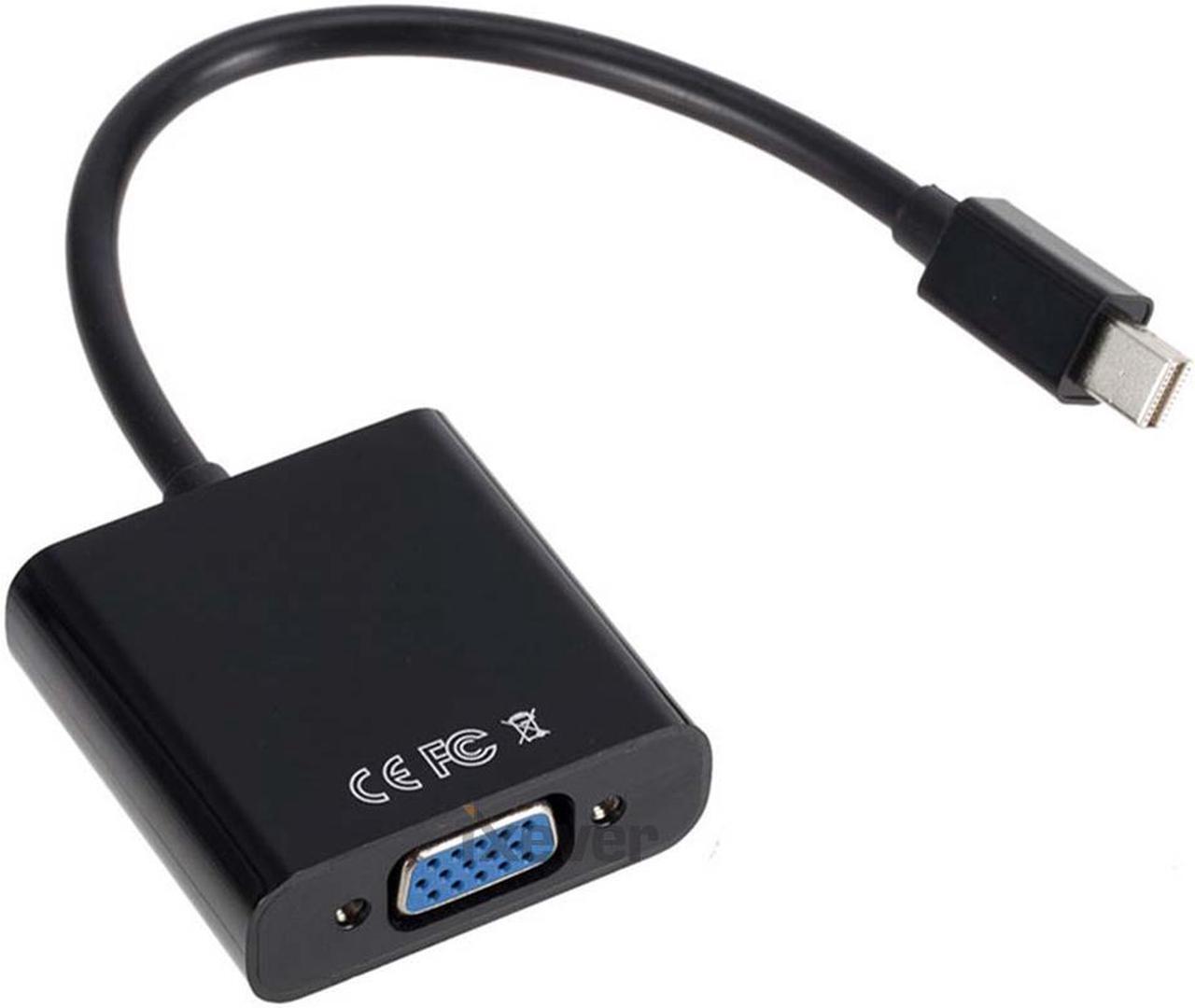 Alt view image 6 of 6 - Mini DP DisplayPort to VGA Adapter 1080p (2Pack), iXever MDP Mini DP to VGA Female Converter Adapter, Compatible with Windows 7/8 / 8.1/10 for Computer, Desktop, Laptop, PC, Monitor, Projector, HDTV