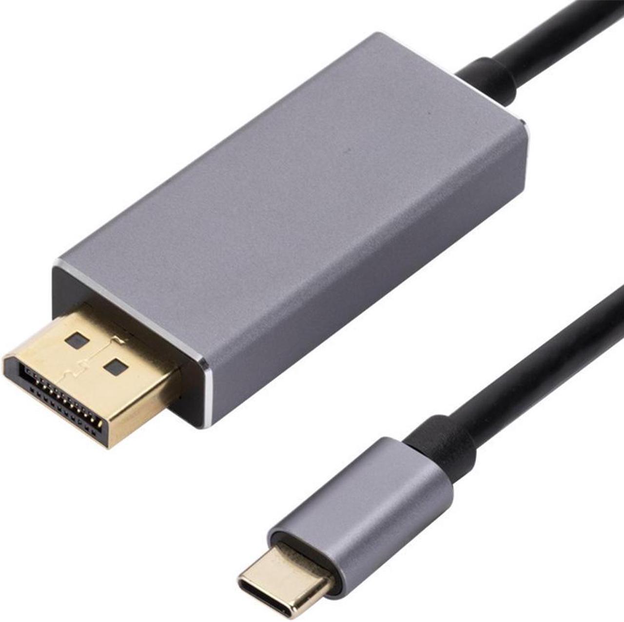 USB C to DisplayPort 1.4 Cable 8K@60Hz 4K@240Hz, IXEVER Thunderbolt 4/3 to DisplayPort Cord USB C to DP 1.4 32.4Gbps Compatible iPhone 15, MacBook Pro/Air, iPad, Mac Mini, Galaxy, XPS 17, 6FT