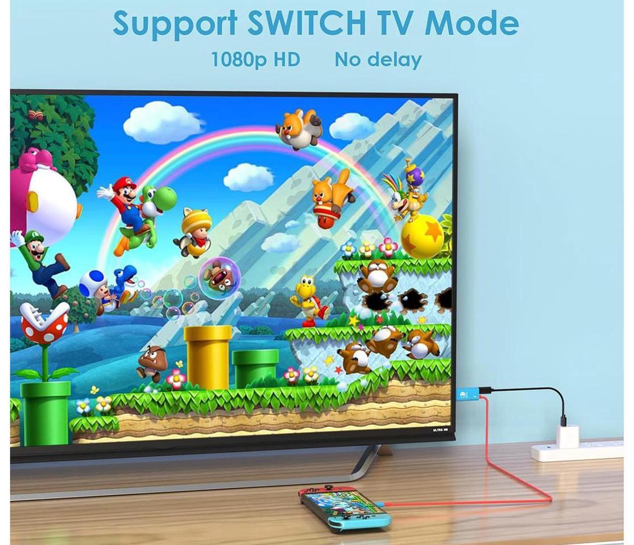 Alt view image 3 of 7 - USB C to HDMI Adapter Cable for Nintendo Switch Dock / OLED, Switch TV Dock, Steam Deck Dock Cable with 4K 1080P with HDMI Output Adapter and 100W Charging Port