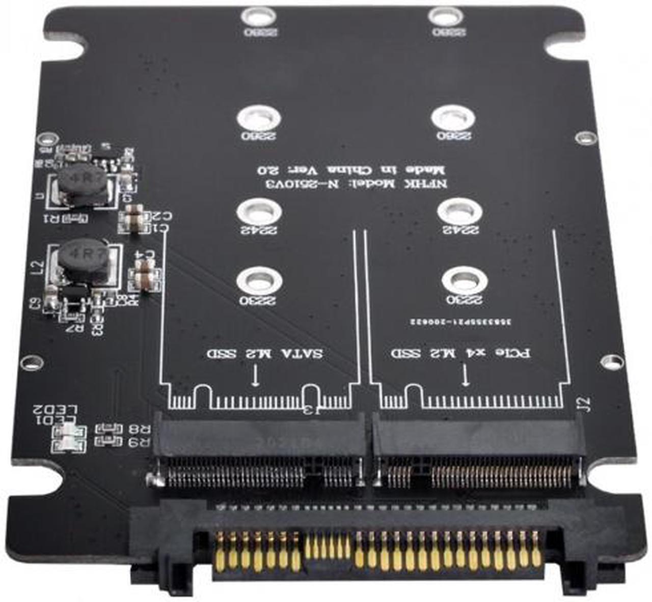 Chenyang SFF-8639 NVME U.2 to Combo NGFF M.2 M-key SATA PCIe SSD Adapter for Mainboard Replace SSD 750 p3600 p3700