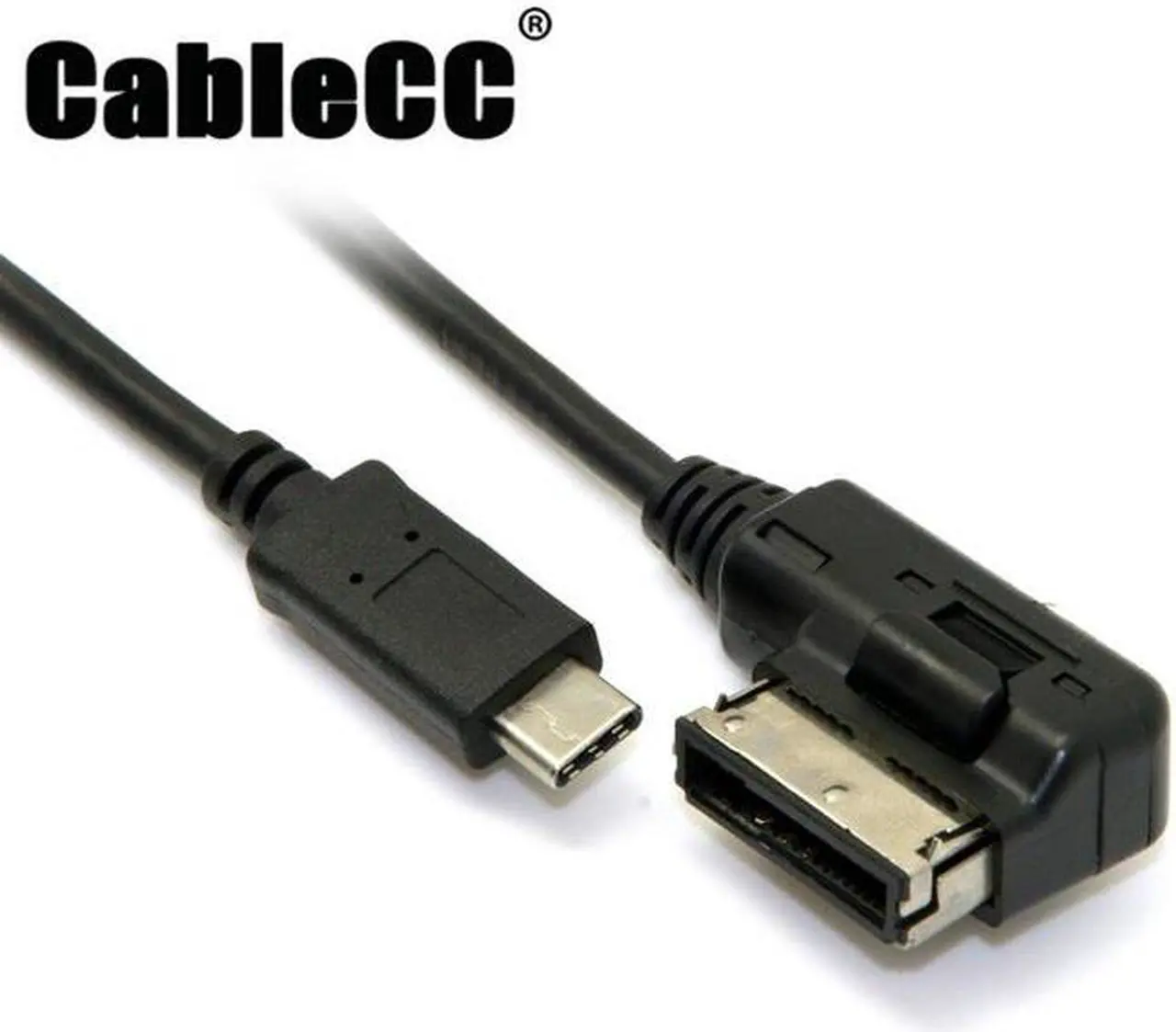 Main image of Cablecc Media In AMI MDI USB-C USB 3.1 Type C  Charge Adapter Cable For Car VW AUDI 2014 A4 A6 Q5 Q7 & for New Macbook & Chromebook