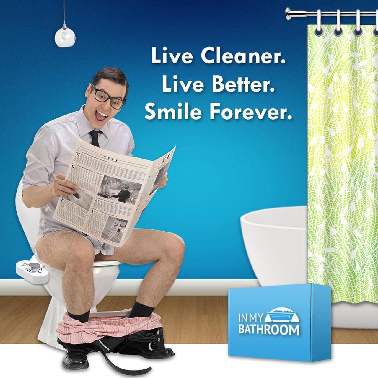 Alt view image 5 of 7 - BUTT BUDDY - Bidet Toilet Seat Attachment & Fresh Water Sprayer (Easy to Install | Non-Electric | Self-Cleaning Nozzle | Gentle Wash | Healthy Life, Sanitary Bathroom)