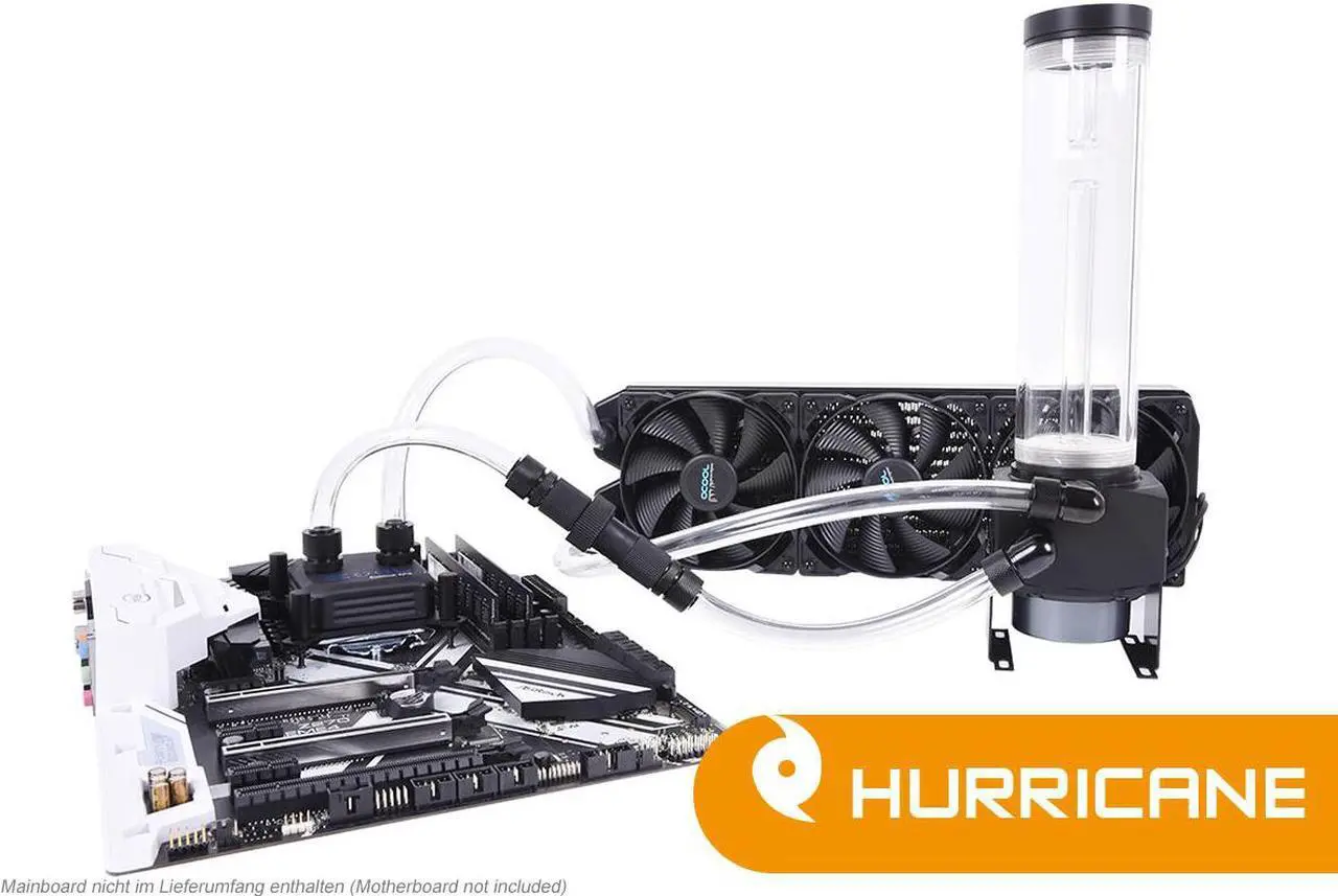 Main image of Alphacool Eissturm Hurricane Copper 45 3x120mm - complete kit