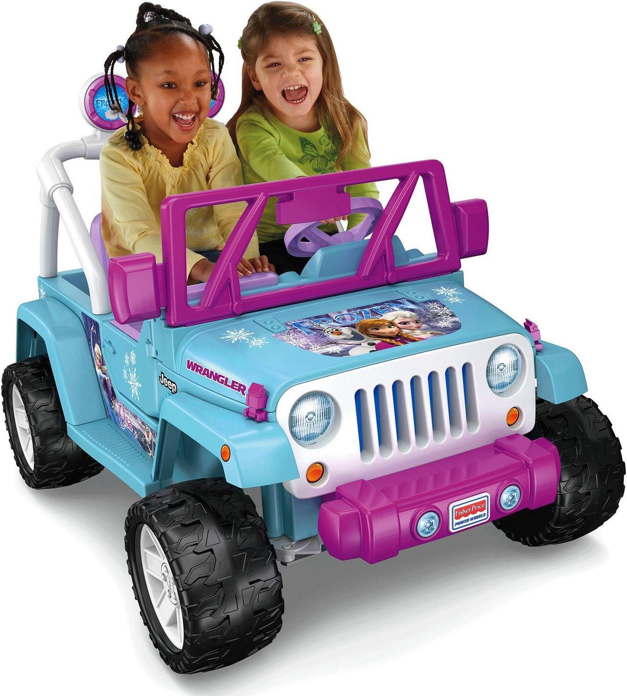 Main image of Power Wheels Disney Frozen Jeep Wrangler Vehicle