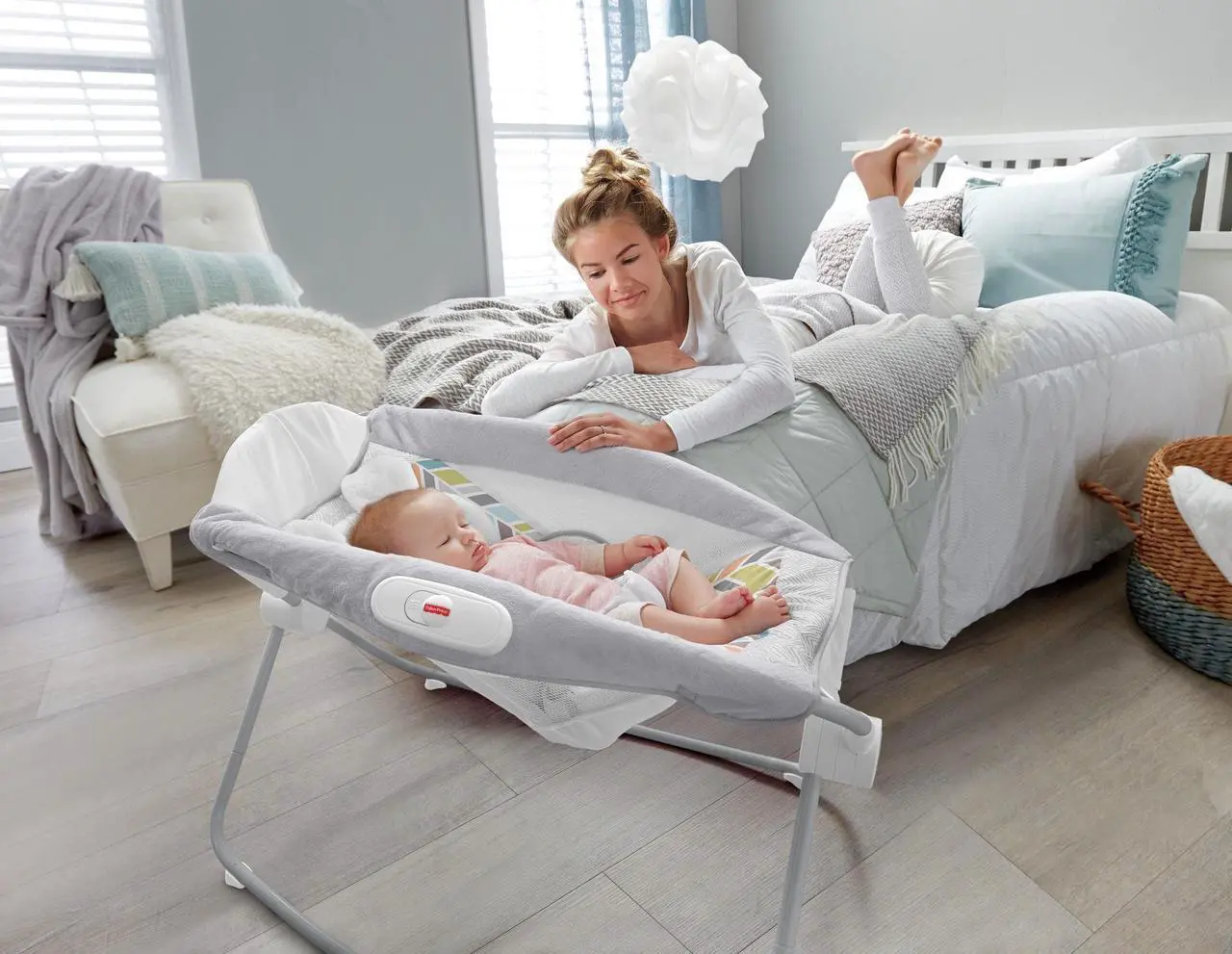 Alt view image 2 of 6 - Fisher-Price Sweet Snugapuppy Dreams Rock 'n Play Sleeper