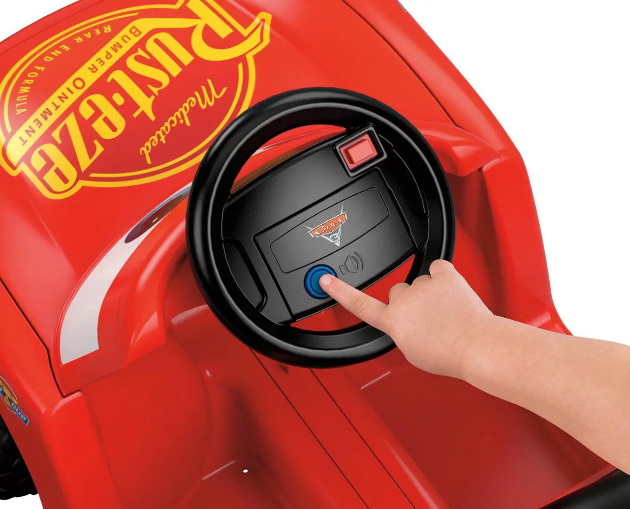 Alt view image 3 of 7 - Power Wheels Lil Lightning Mcqueen Disney Pixar Cars Vehicle
