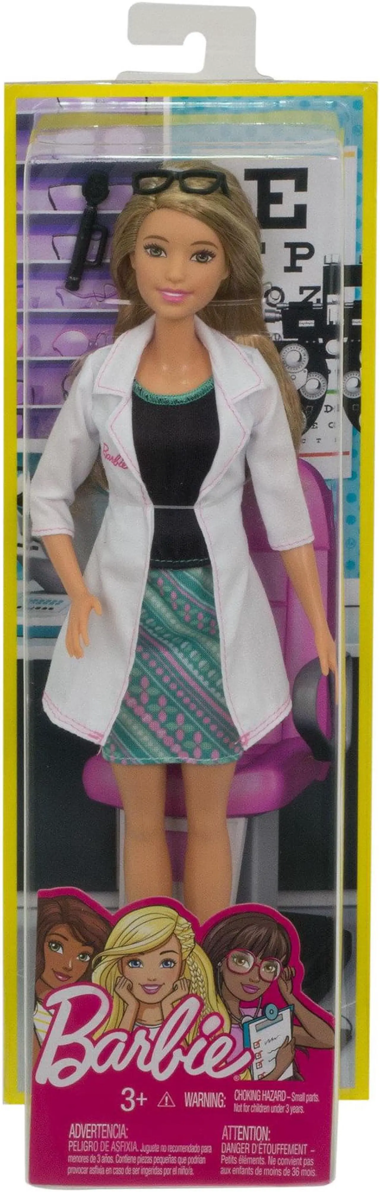 Alt view image 4 of 7 - Barbie Doll Careers Eye Doctor