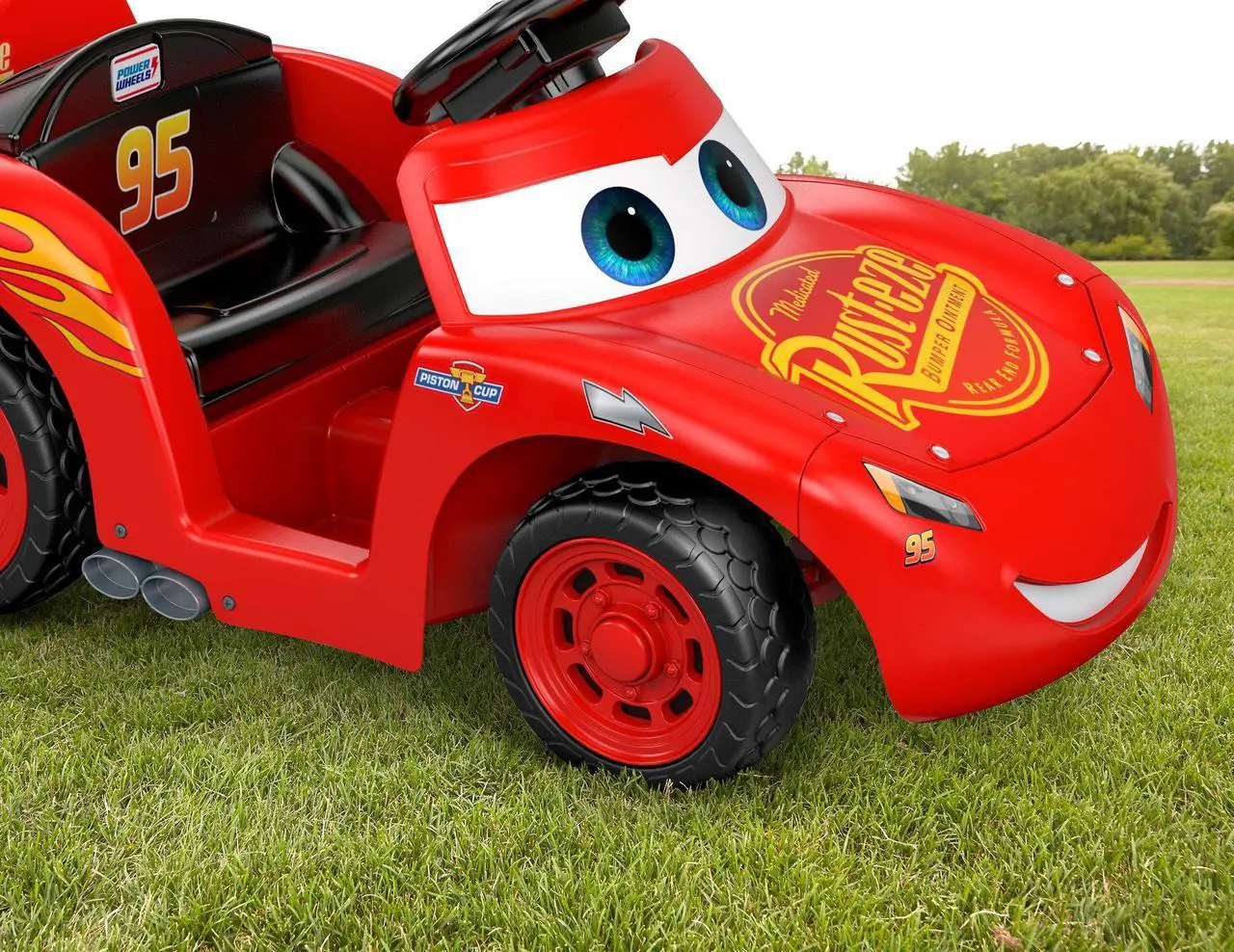 Alt view image 4 of 7 - Power Wheels Lil Lightning Mcqueen Disney Pixar Cars Vehicle