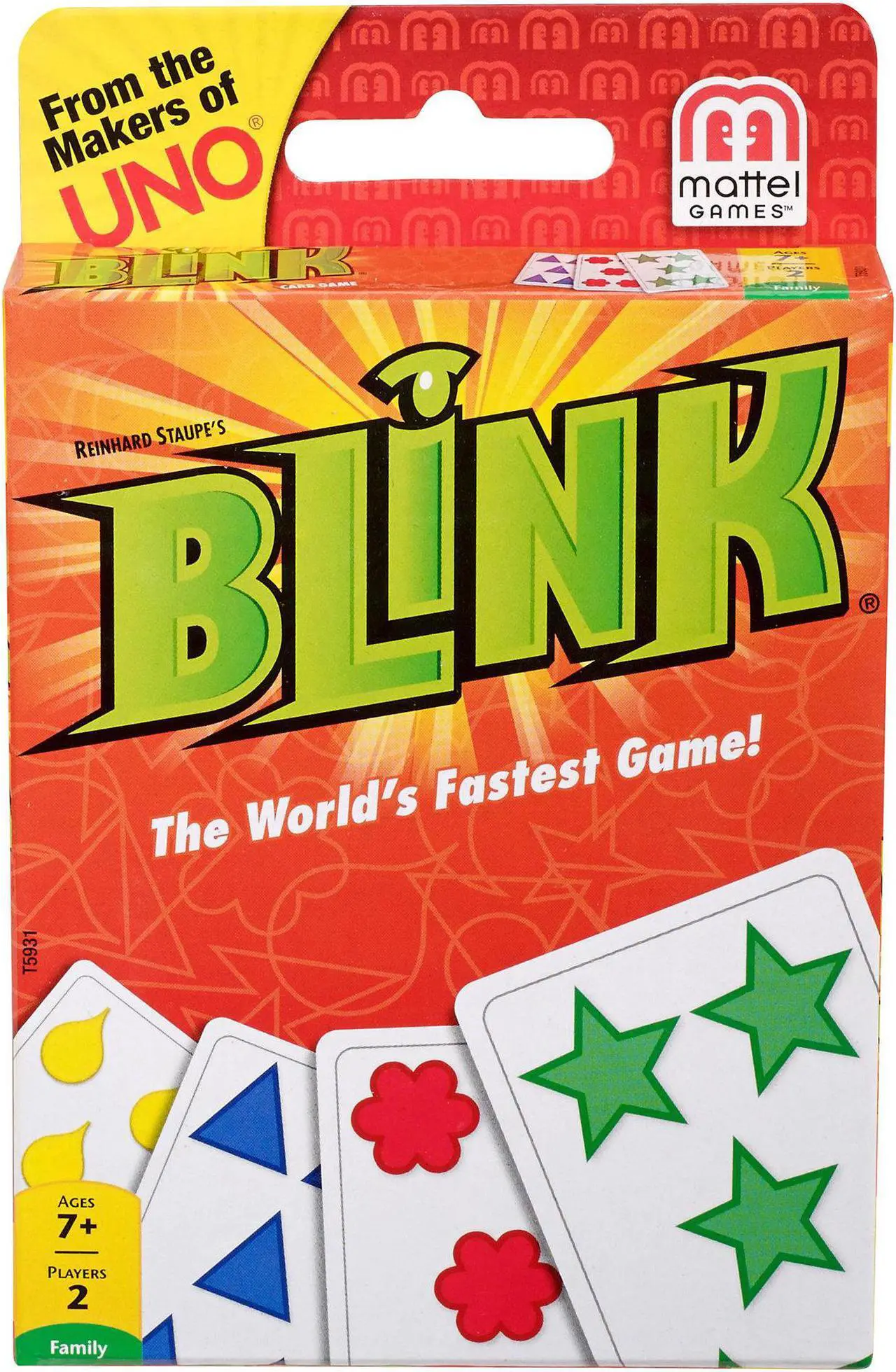 Alt view image 10 of 20 - Blink Fast-Paced Family Fun Card Strategy Board Game Mattel, Inc. T5931