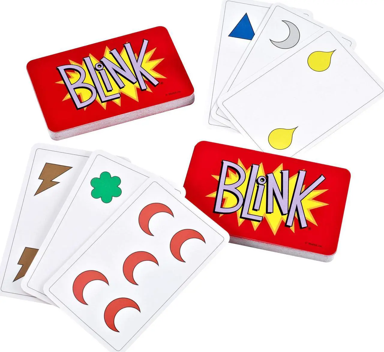 Alt view image 11 of 20 - Blink Fast-Paced Family Fun Card Strategy Board Game Mattel, Inc. T5931