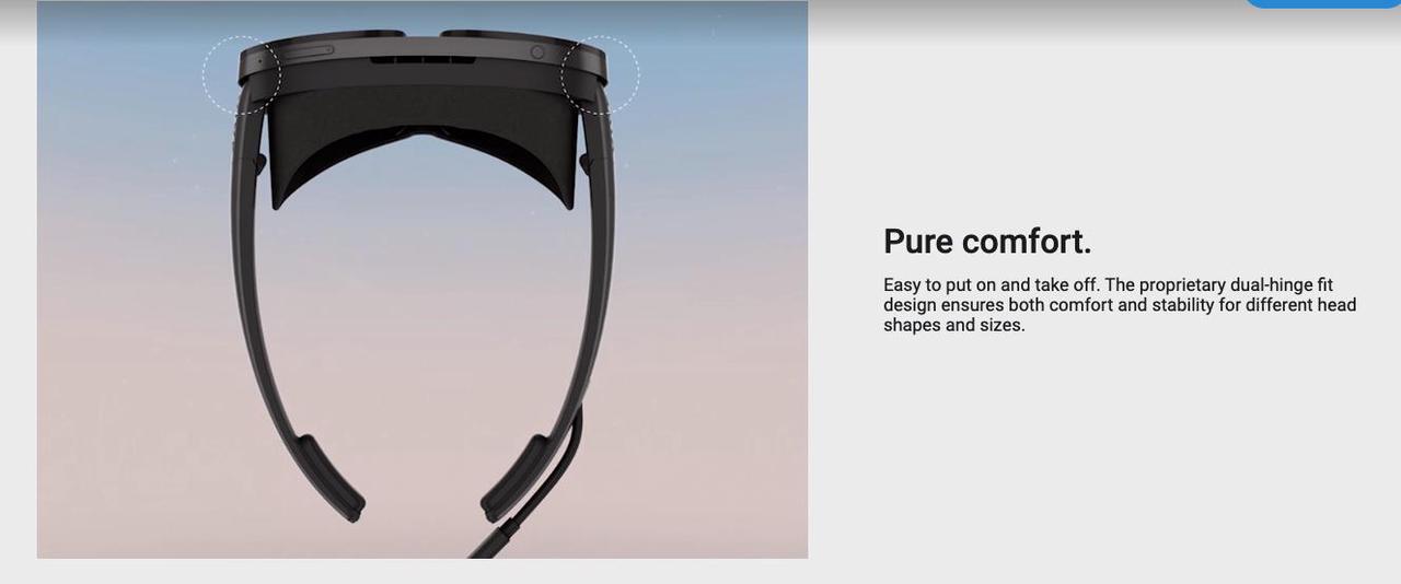 Alt view image 6 of 7 - HTC Vive Flow: immersive VR glasses VR Headset metaverse devices