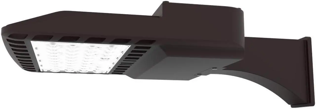 Alt view image 3 of 7 - J&H LED 800-Watt Equivalent Integrated LED Black Area Light and Flood Light with 12000 Lumens Outdoor Light
