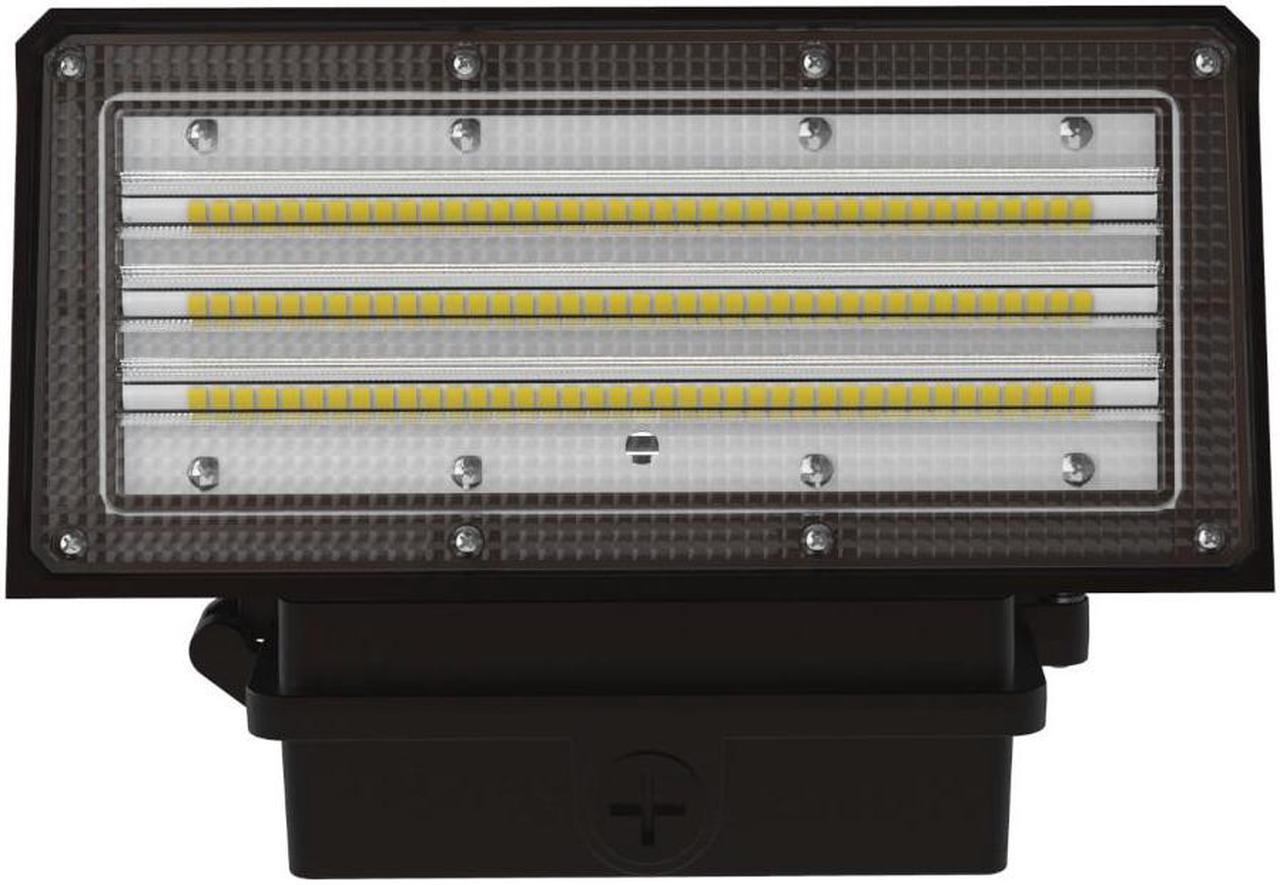 Alt view image 2 of 3 - J&H LED 60W Full Cutoff Wall Pack Light - 3000k/4000k/5000k Wattage Adjustable 80w/70w/60w