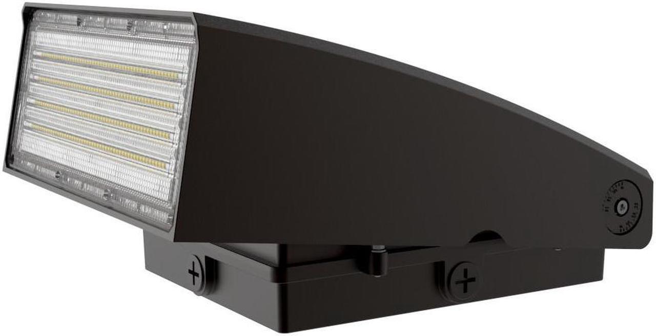Main image of J&H LED 900-Watt Equivalent Integrated Dimmable LED Bronze Outdoor Wall Pack Light Full Cutoff Adjustable 3000K/4000K/5000K