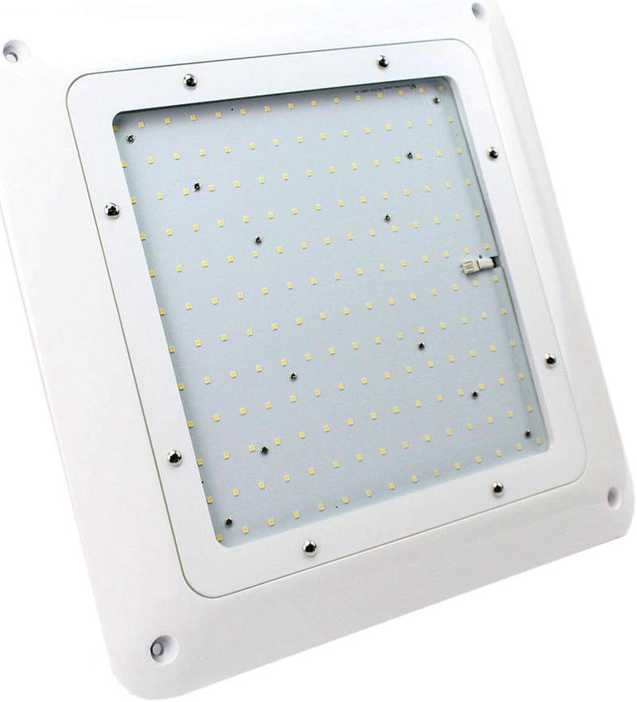 Main image of J&H LED 600-Watt Equivalent Integrated LED Outdoor Security Light, 21000 Lumens, Canopy Light and Area Light