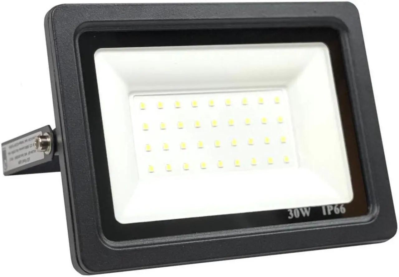 Alt view image 2 of 4 - J&H LED 210-Watt Equivalent Outdoor Integrated LED Flood Light