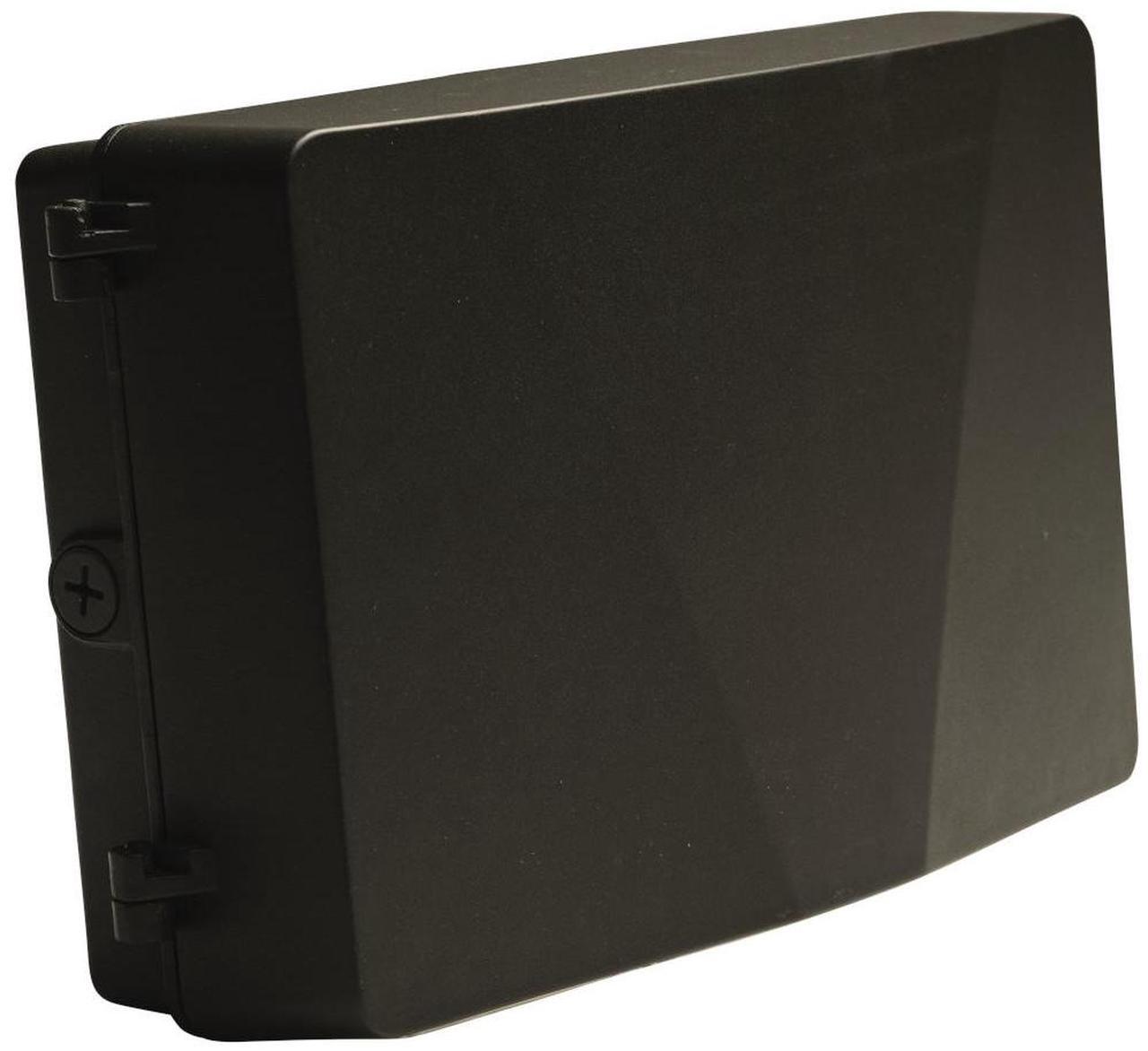 Alt view image 5 of 5 - J&H LED 250-Watt Equivalent Integrated LED Bronze Wall Pack Light, Adjustable Lumens and CCT